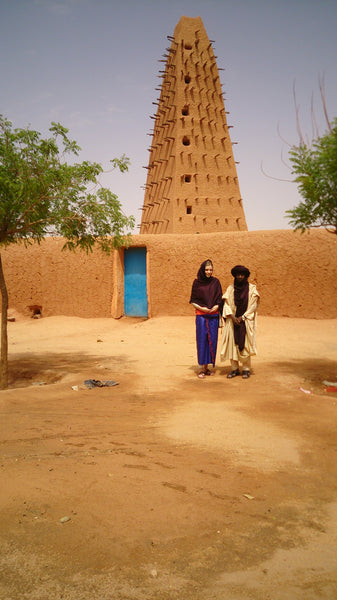 In der großen Moschee von Agadez